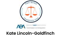 American Bar Association Pro Bono Champion 2024 Kate Lincoln Goldfinch