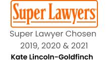 Kate Lincoln Goldfinch Super Lawyer Chosen 2019 2020 2021
